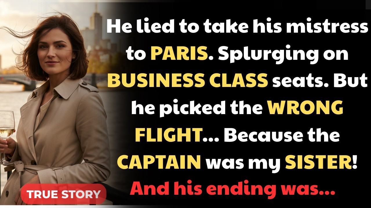 My Pilot Sister Caught My Husband Cheating on a Flight to Paris. Then THIS Happened -Women of Steel