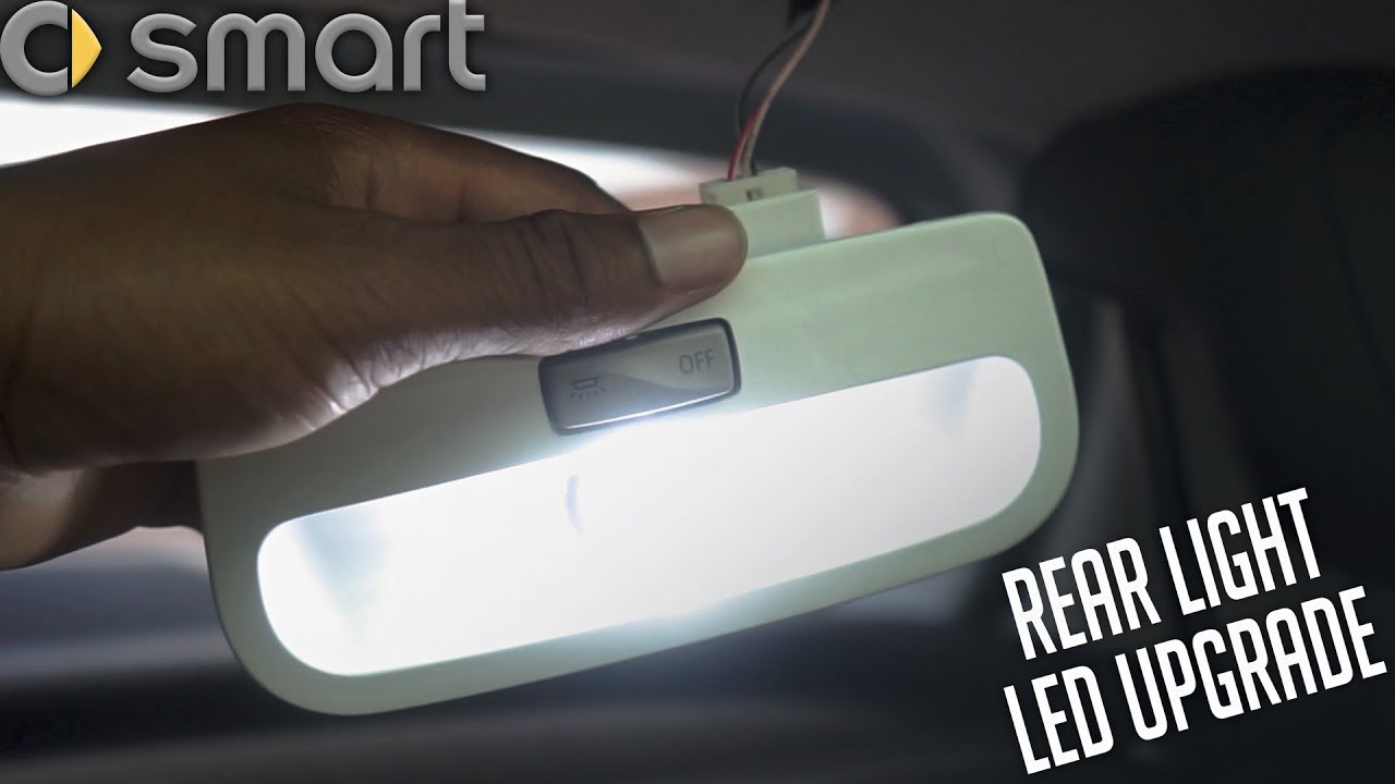 2017/18 Smart ForFour Prime Edition - Rear Interior Light LED Upgrade