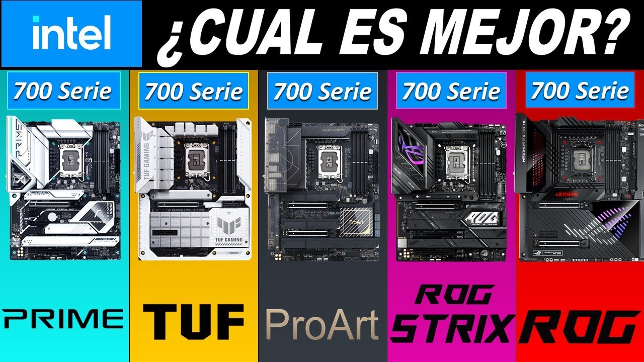 Las Mejores Placas Bases para Gaming 2024 ⭐️⭐️⭐️⭐️⭐️ ASUS Chipset 700 Series