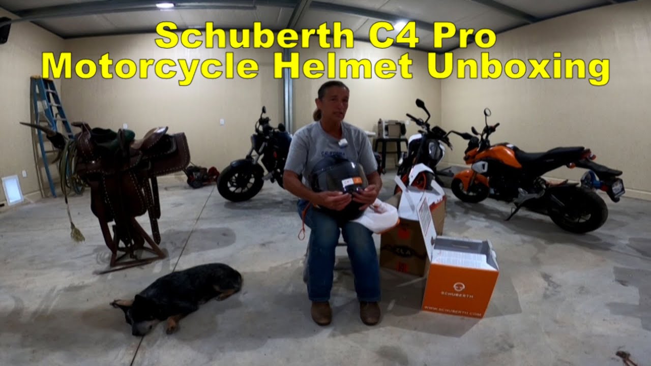 Schuberth C4 Pro Motorcycle Helmet Unboxing