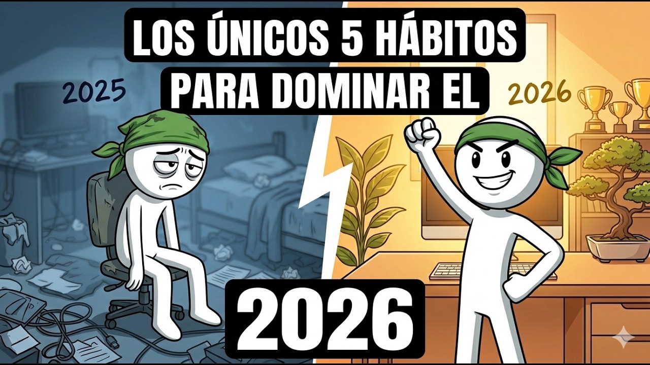 5 hábitos que necesitas para dominar el 2026🥳🫡