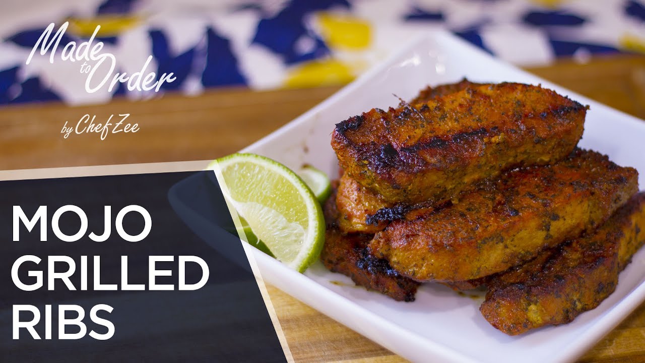 Mojo Grilled Ribs | BBQ Recipes | Made To Order | Chef Zee Cooks