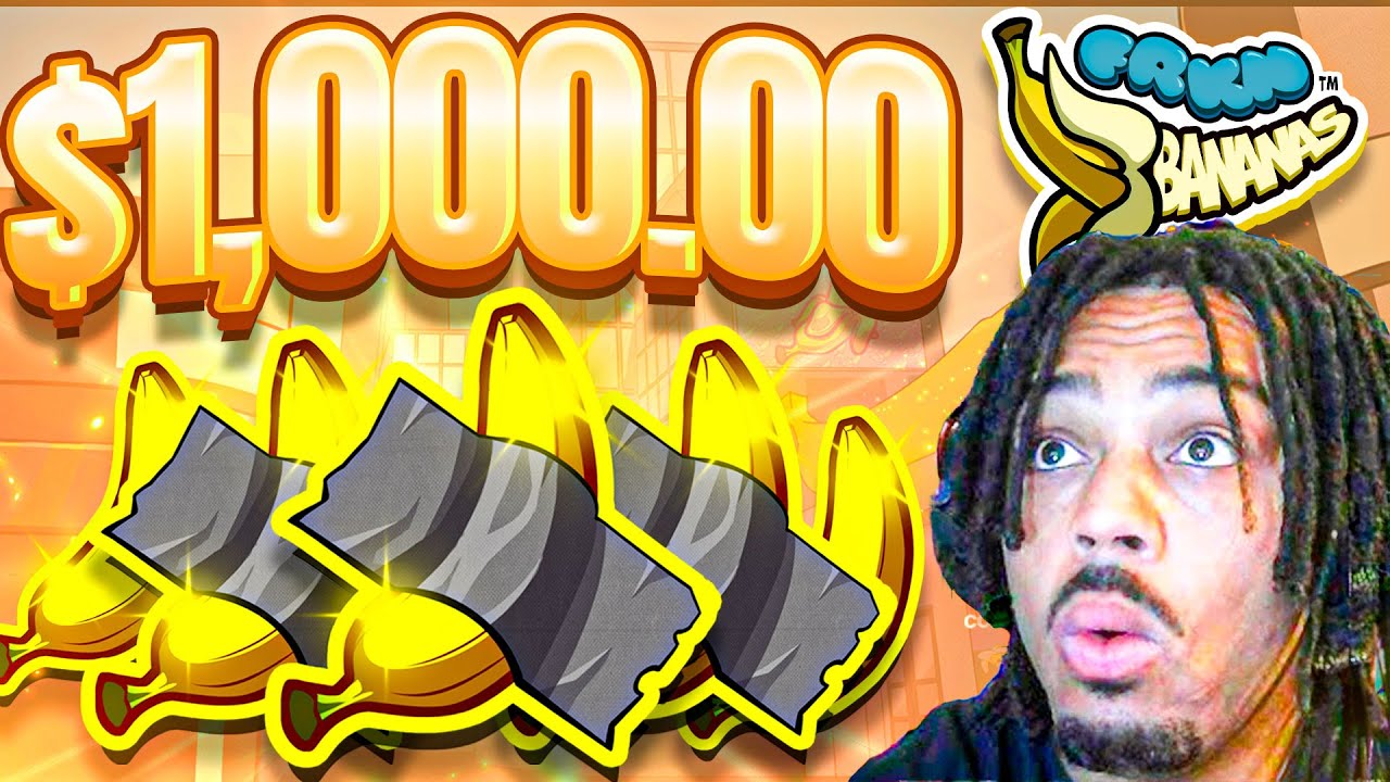 CRAZY WIN ON *NEW* FRKN BANANAS SLOT, MAX WIN?!? (Bonus Buys)