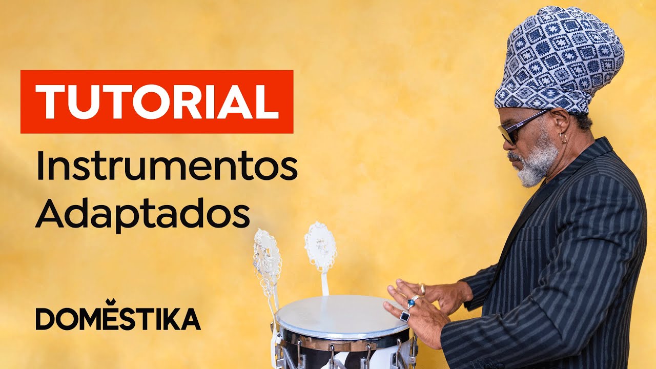🥁 INSTRUMENTOS DE PERCUSSÃO criados e adaptados por Carlinhos Brown | Domestika Brasil