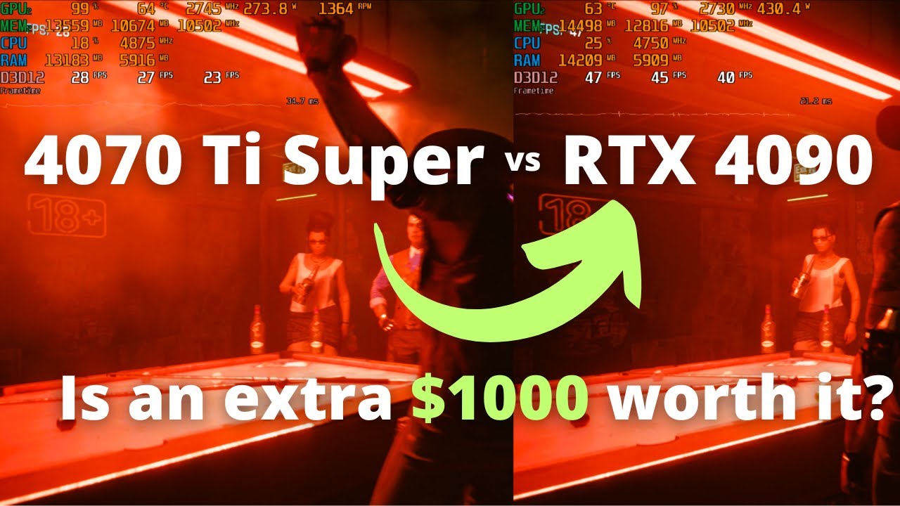 Is the 4090 actually worth it? RTX 4070 Ti Super vs RTX 4090- The Ultimate Comparison!!!