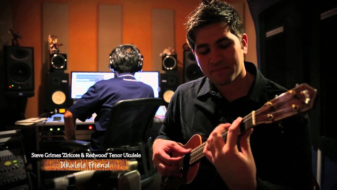 UKULELE FRIEND: Imua Garza and Custom Steve Grimes Tenor Ukulele