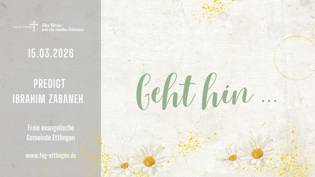 FeG Ettlingen  15. März 2026 - 10:00 Uhr