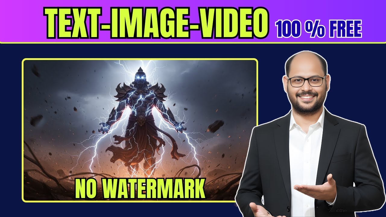 How to Create TEXT TO IMAGE TO VIDEO | Complete Tutorial