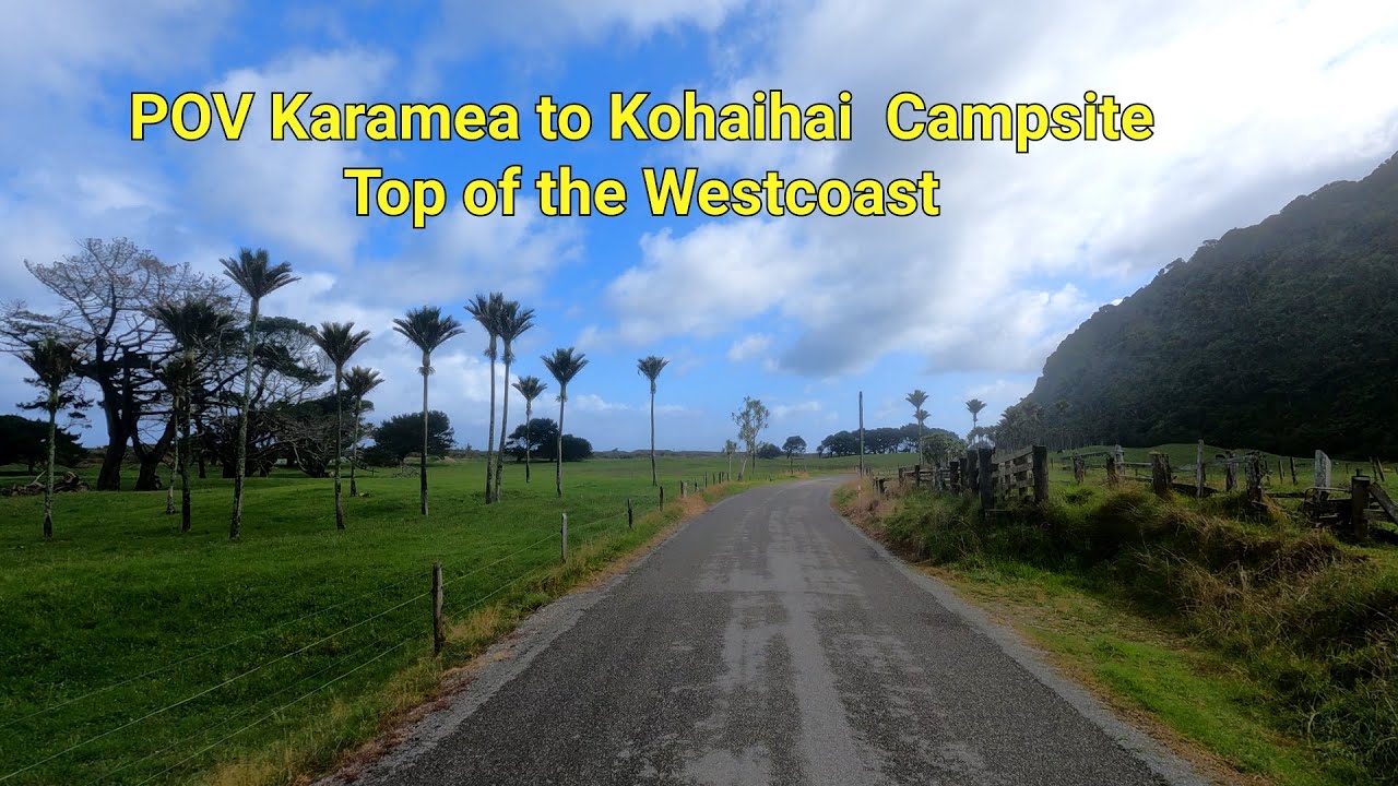 POV Driving Karamea to Kohaihai at the start/end of the Heapy Track