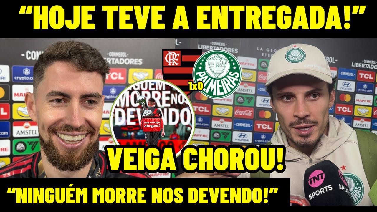 “HOJE TEVE ENTREGADA!” JORGINHO DEBOCHOU DO PALMEIRAS EM ZONA MISTA! FLAMENGO TETRA CAMPEÃO! 