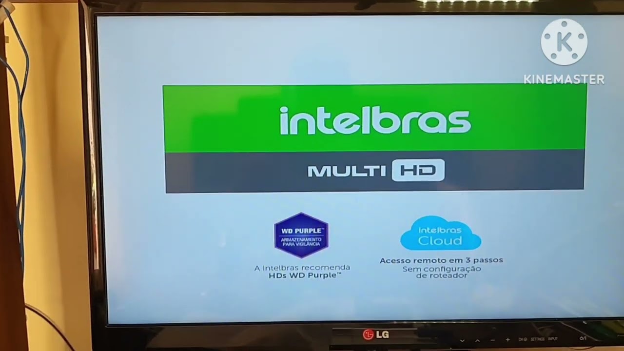 Câmeras IPs no DVR MHDX 1004 Intelbras.