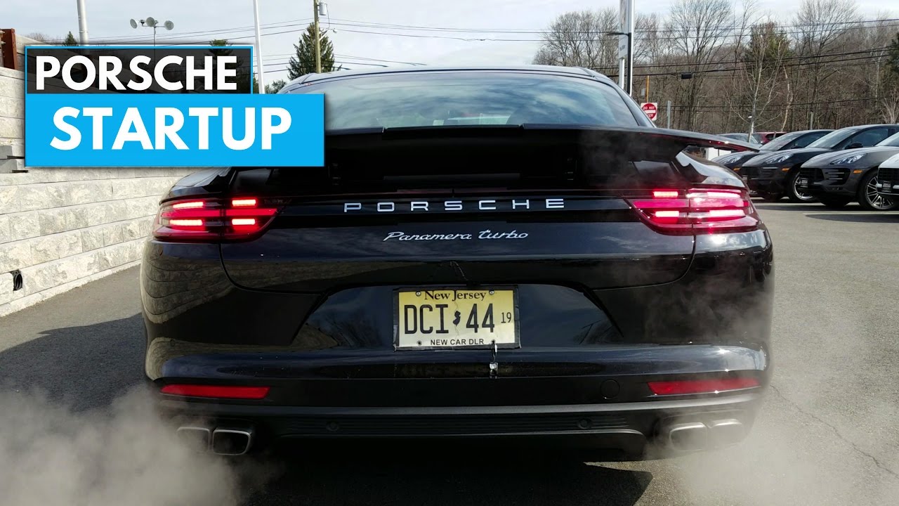 2017 Porsche Panamera Turbo Startup Exhaust Engine Sound