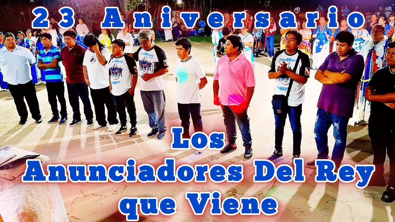 ELIEZER cantando para el grupo Los Anunciadores Del Rey que Viene