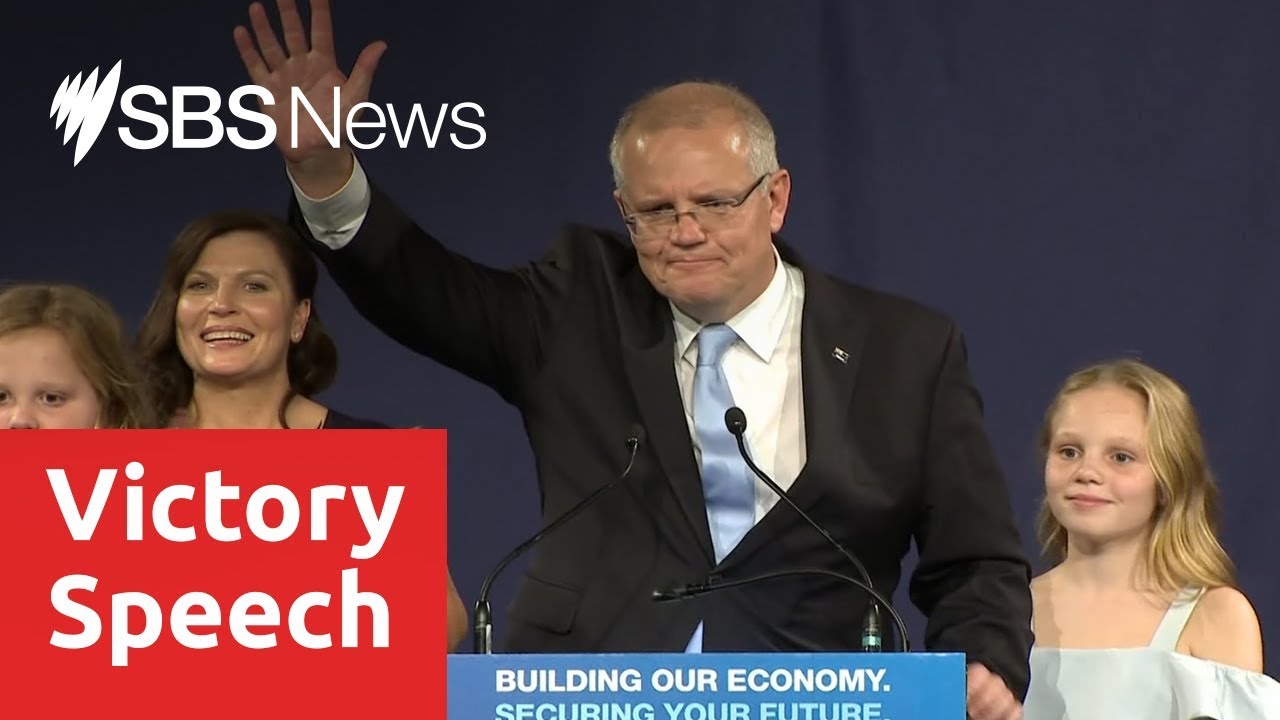 Scott Morrison's acceptance speech in full