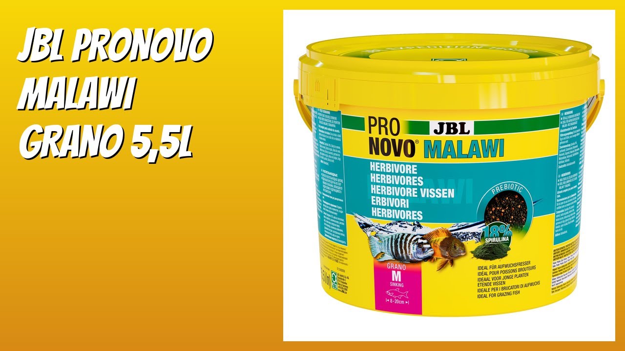 AVIS (2026) : JBL PRONOVO MALAWI GRANO 5,5l. DÉTAILS
