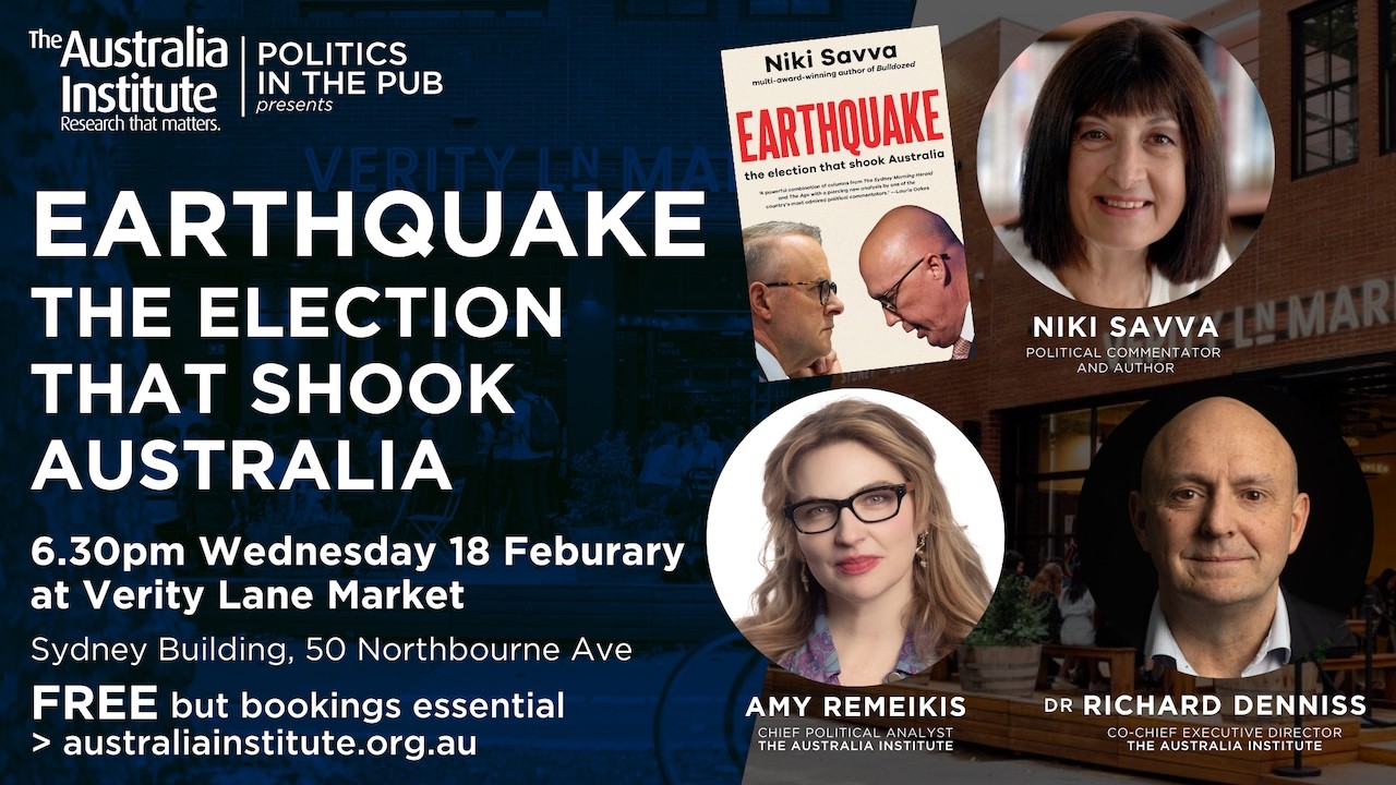 Politics in the Pub: Earthquake