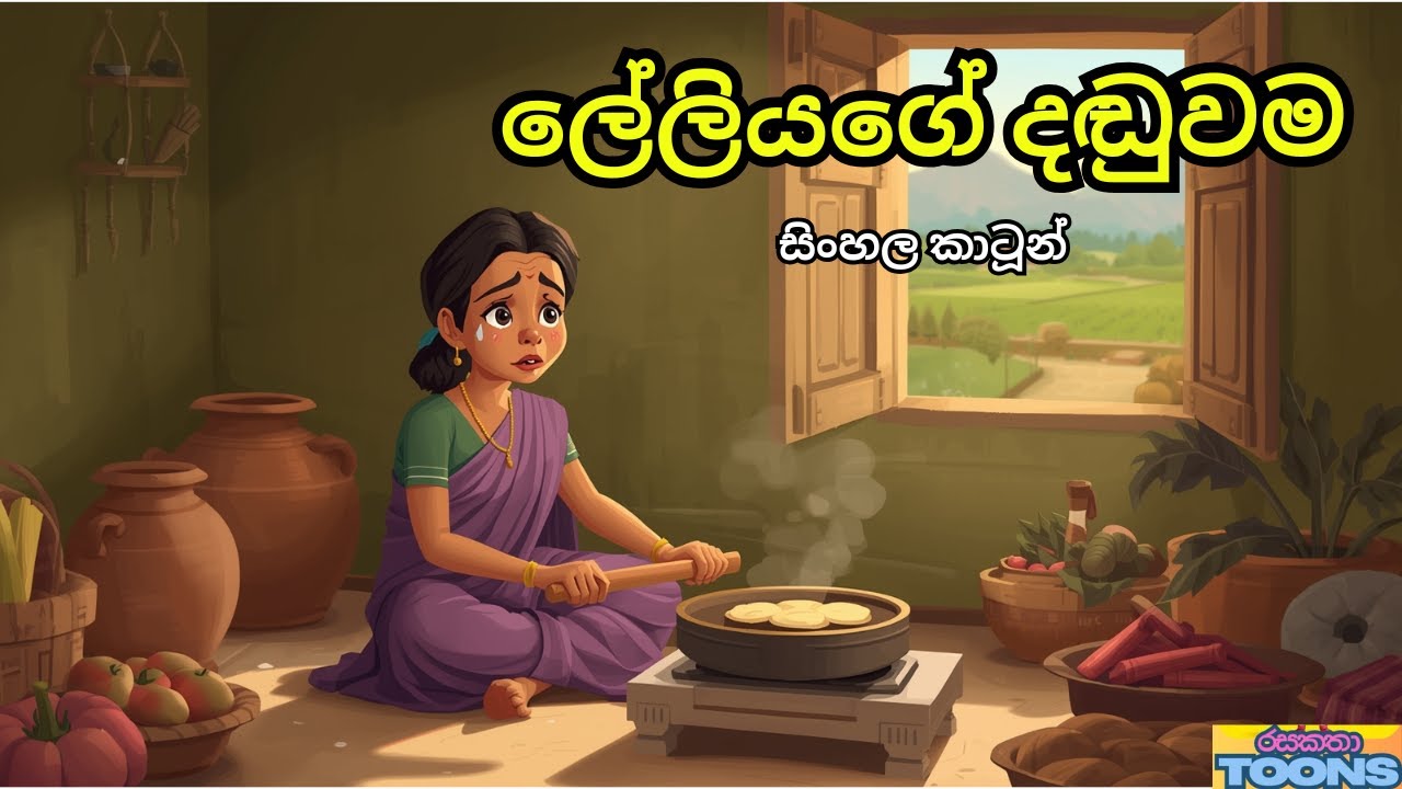 නැන්දම්මාට හිංසා කළ ලේලියට සිදු වූ දෙය | Sinhala cartoon Story | රසකතා Toons