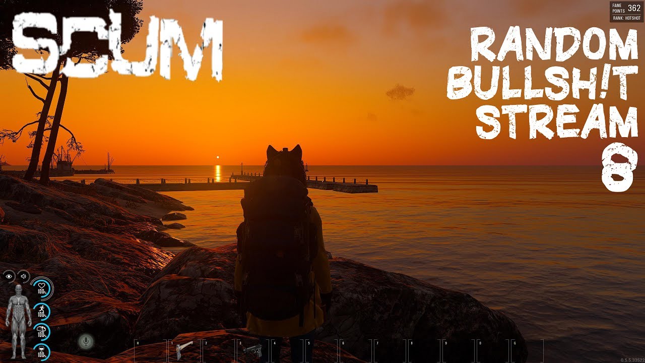 SCUM - random bullsh!t stream 8 - if you like. Like. NO PLAN