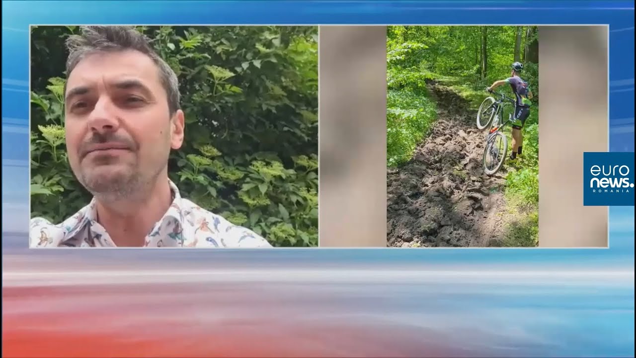 Traseu de ciclism, arat înainte de cel mai mare concurs de mountain-bike din România