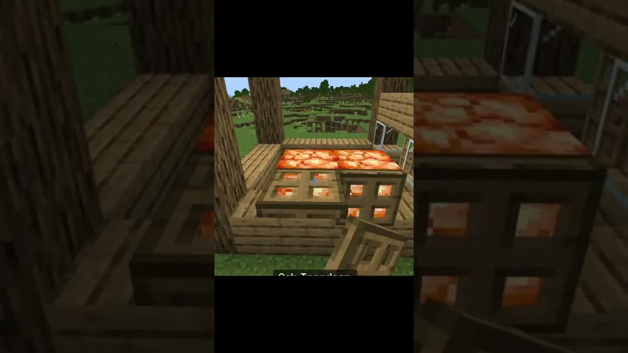 how to make an OAK SHROOMLIGHT HOUSE in Minecraft!