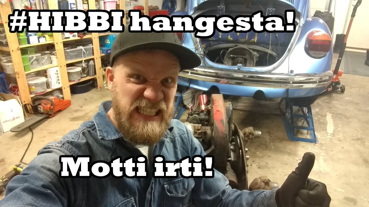 Otetaan moottori pois - - VW Kupla [Type 1] Ep01