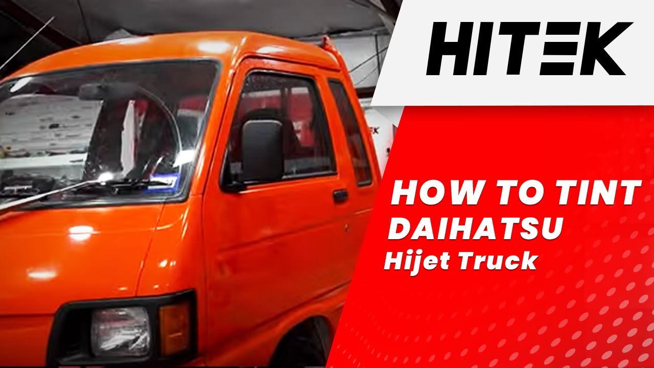 How to Tint a Daihatsu Hijet Truck