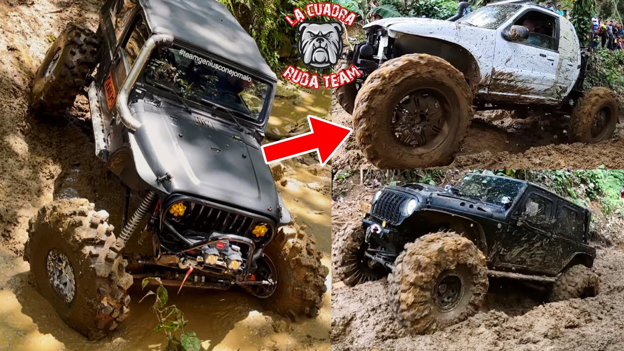 LA RUTA 4X4 MAS EXTREMA JEEP LJ, JL, JK, TOYOTA, NISSAN PATROL GENIUS LA CUADRA RUDA EN RD
