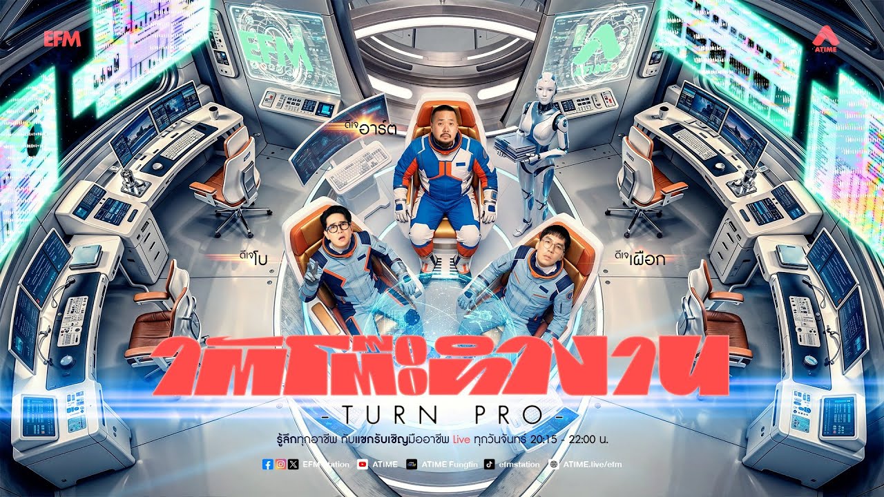 ใต้โต๊ะทำงาน เทิร์นโปร : คำถามไม้ตายก่อนจบสัมภาษณ์งาน | ดีเจ เผือก-อาร์ต-โบ [ 2 กุมภาพันธ์ 2569 ]