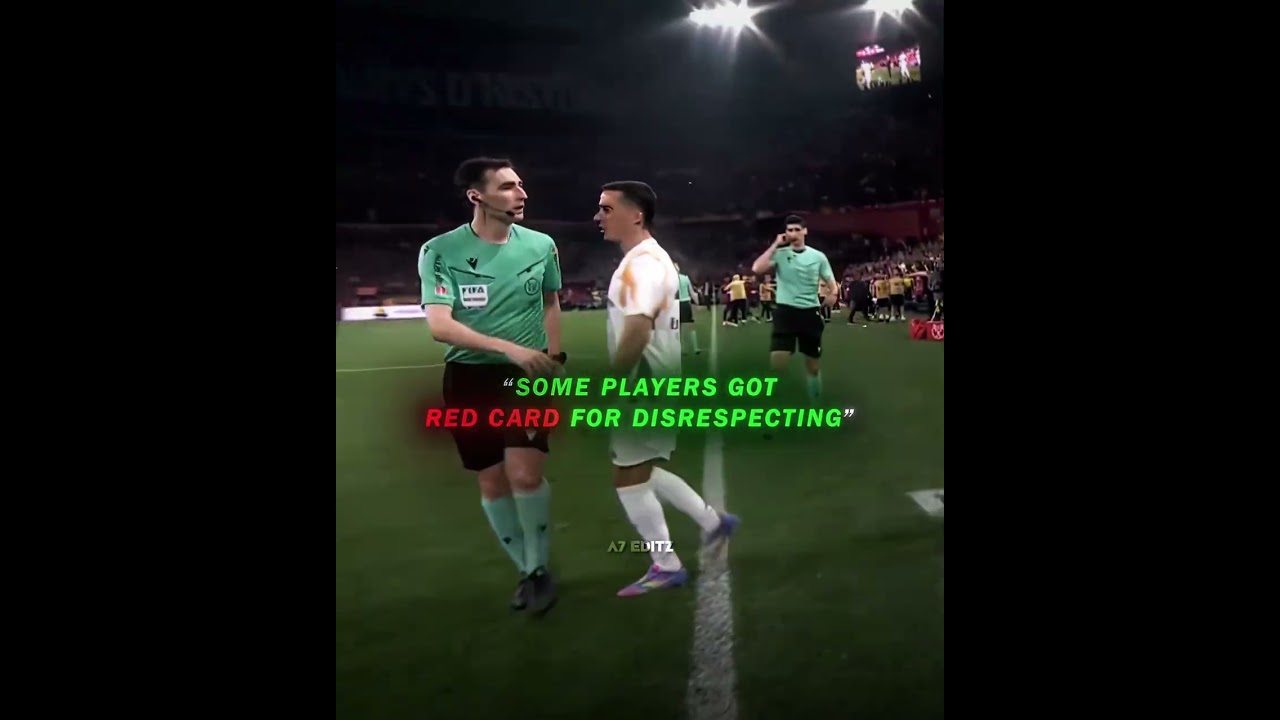 R&uuml;diger almost k!lled the referee 💀🙏