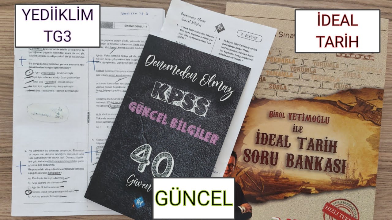 YEDİİKLİM GY/GK TG3 (2020) & G&Uuml;NCEL & TARİH