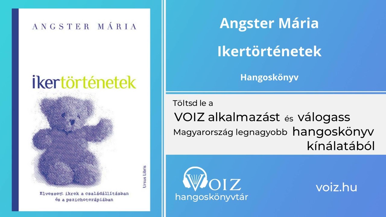 Ikertörténetek - Angster Mária - VOIZ hangoskönyv