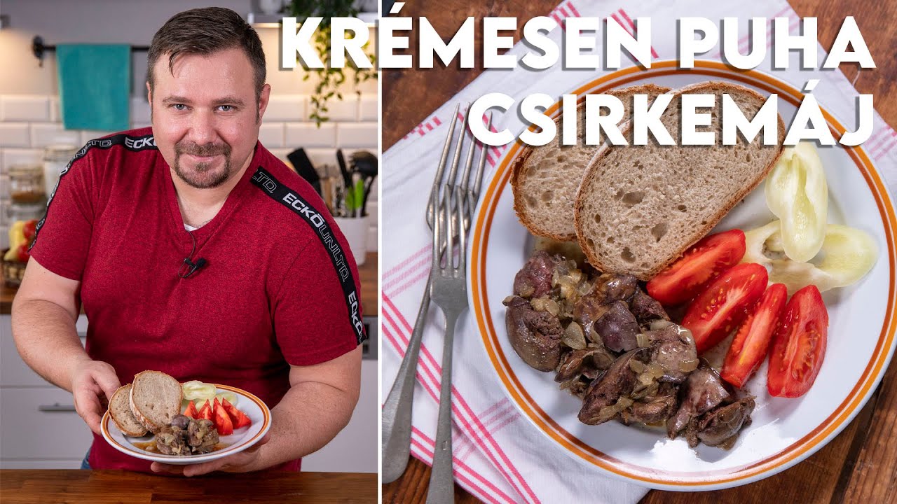 Krémesen puha csirkemáj | Mindmegette.hu