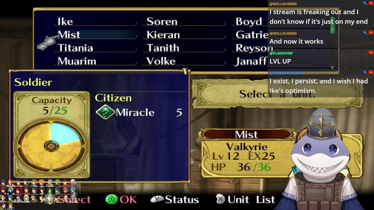 Path of Radiance BUT I can only use characters my mom dislikes Pt 6 【Shark VTuber】| Challenge Stream