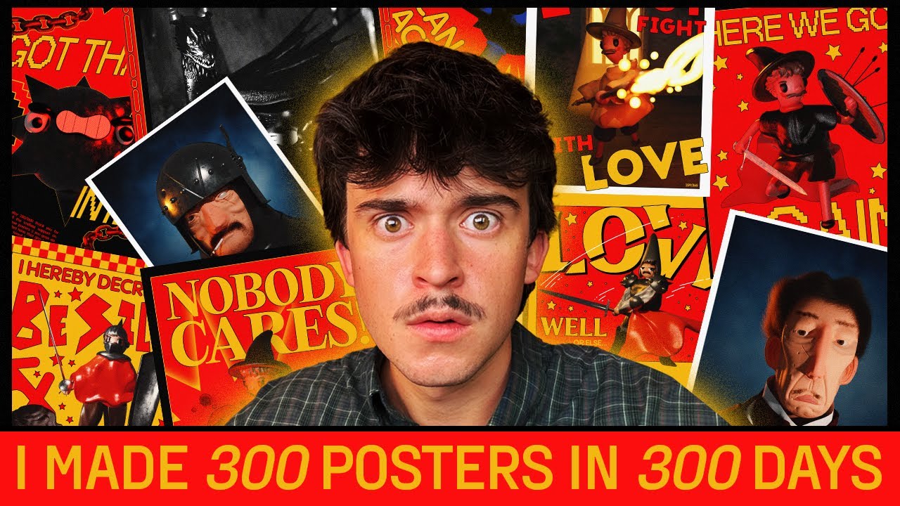 i made 300 posters in 300 days…here’s what i learned