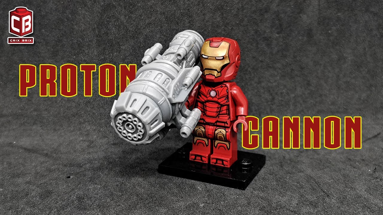 Iron Man Proton Cannon lego Compatible accessory