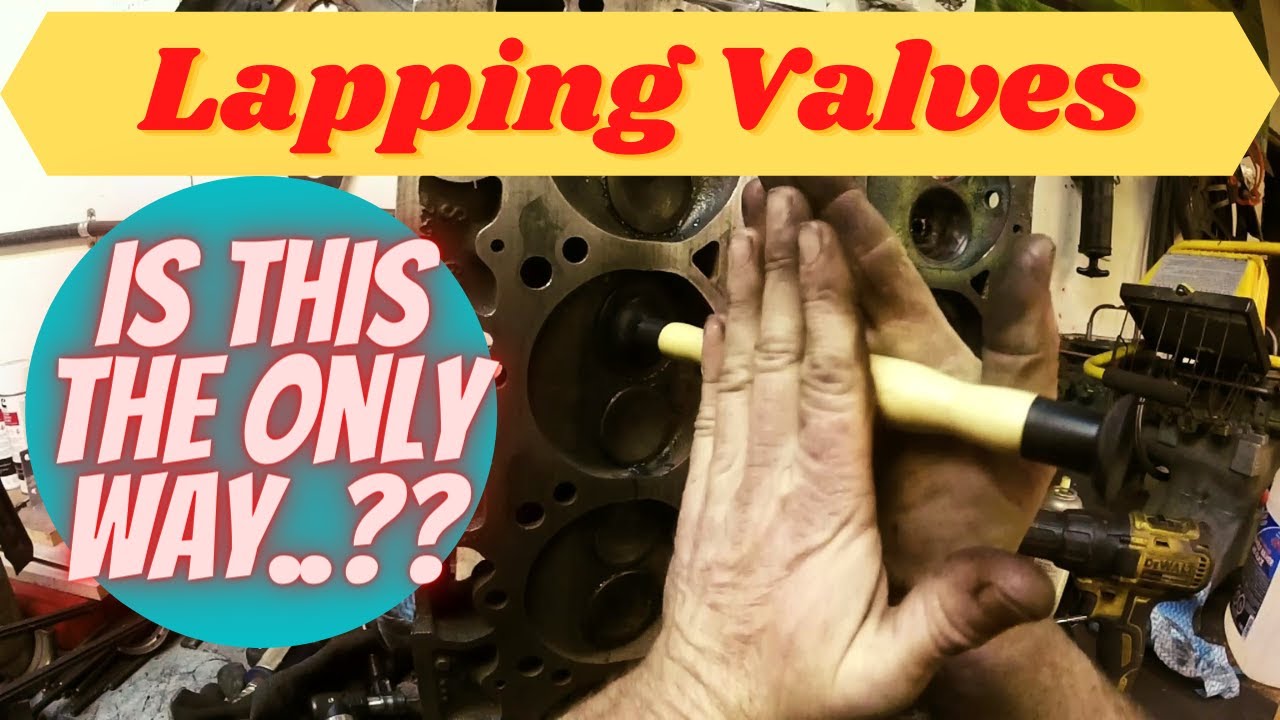Cheap 440 Build Pt10  Lapping Valves Easy Way