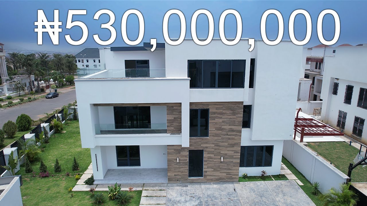 Touring a ₦530 Million Luxury Villa  with a private garden in Abuja