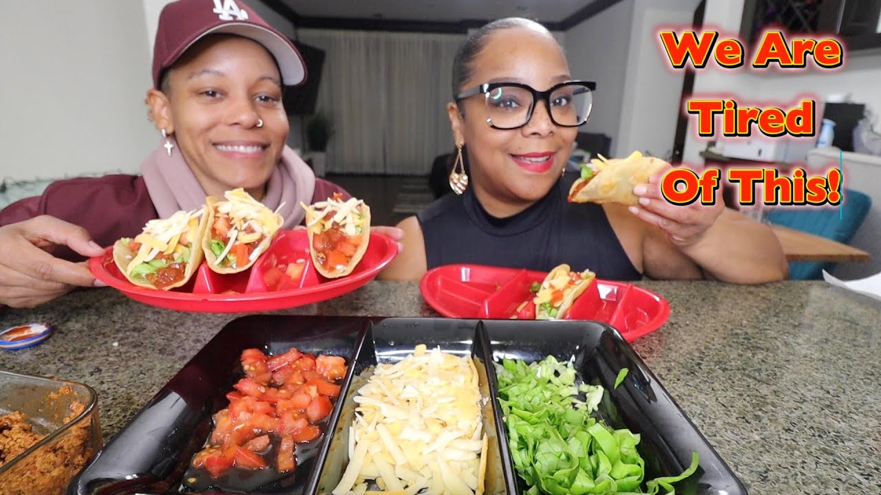 We Are Back! Homemade Tacos Mukbang!!