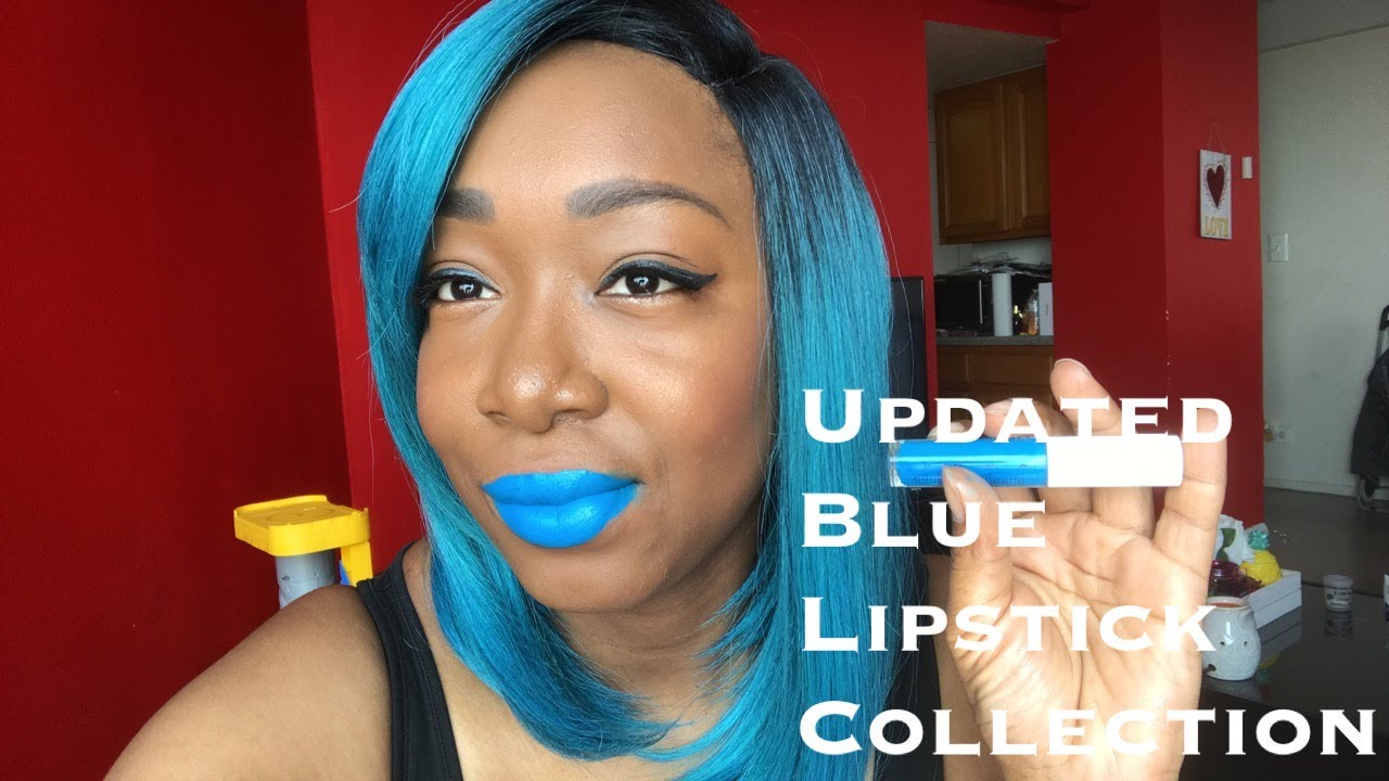 Updated Blue Lipstick Collection