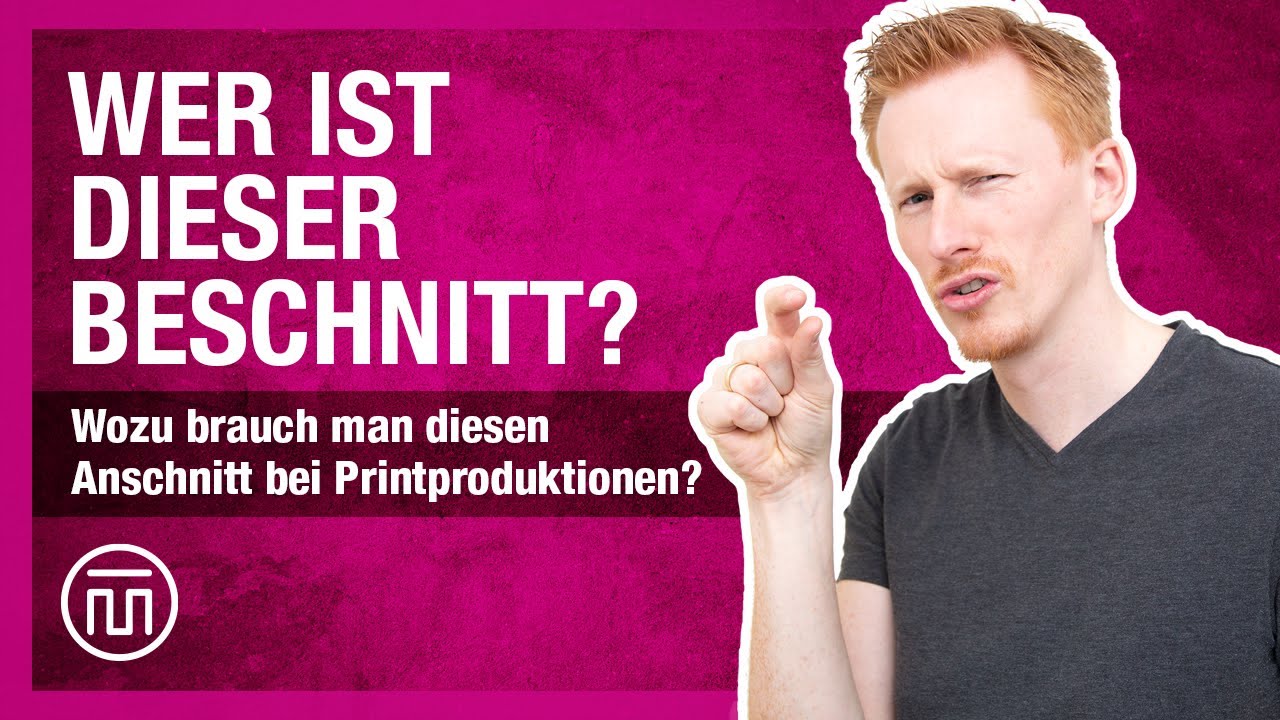 Was ist dieser Beschnitt oder Anschnitt in Printproduktionen