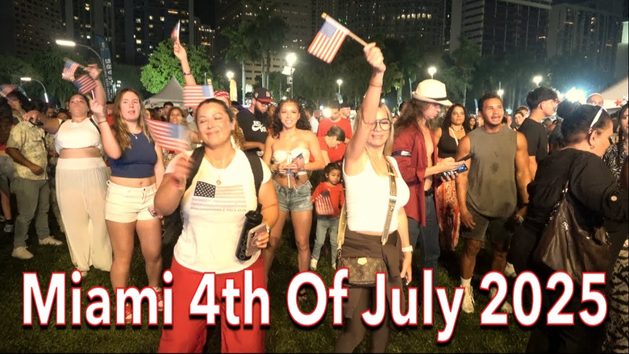 Miami Bayfront Fireworks 2025