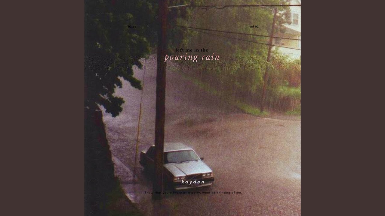 pouring rain