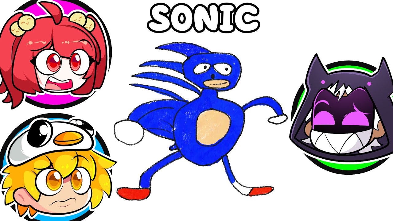 Desenhando PERSONAGENS sem CONHECER eles