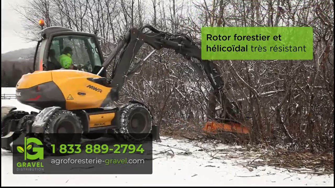 🚜🌲 BERTI CKT/FX Tête de broyage forestière 🌳 ★★★★★