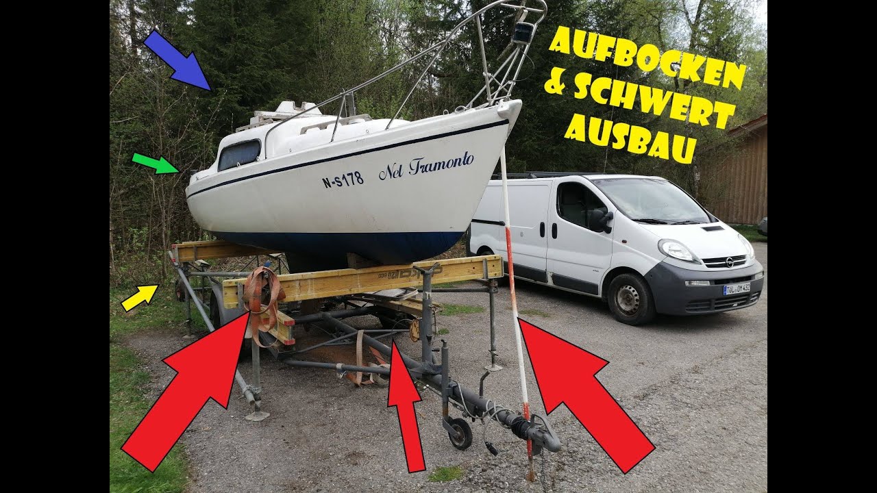 Dehler Varianta k4 aufbocken / anheben