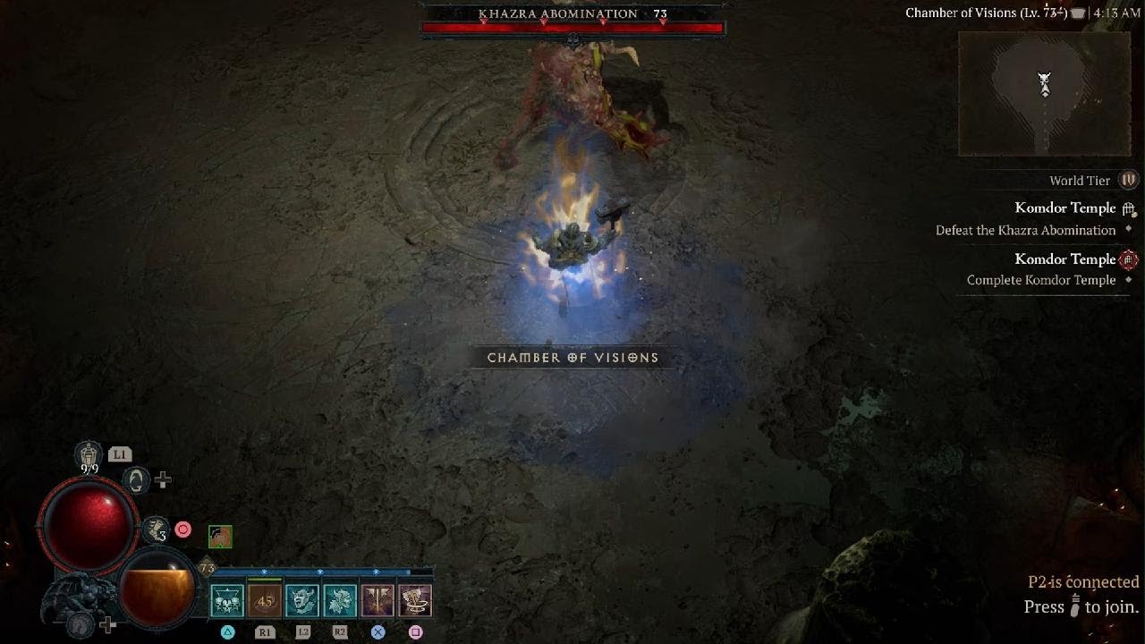 Diablo 4 World Tier 4 Boss Kill in 5 Seconds on Whirlwind Barb