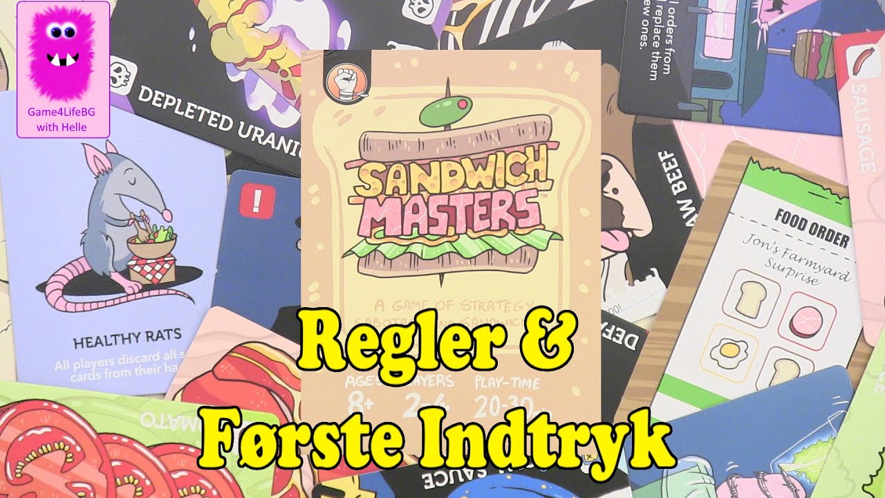 Sandwich Masters, Regler & Første Indtryk