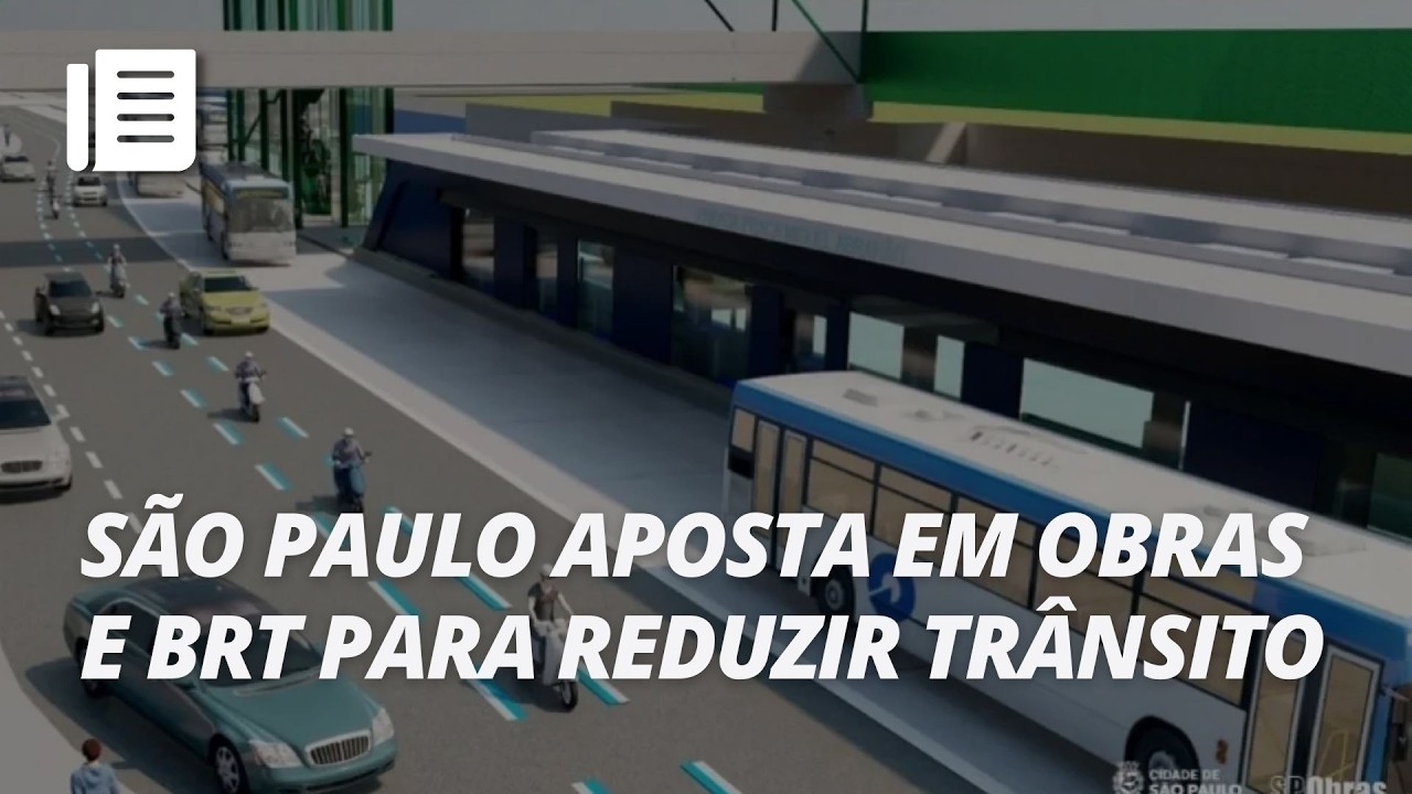 Prefeitura aposta em obras e corredores de ônibus para reduzir trânsito em SP