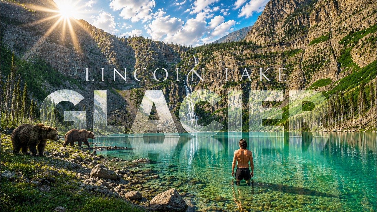 Backpacking Glacier National Park - Hiking with Grizzly Bears and Waterfalls