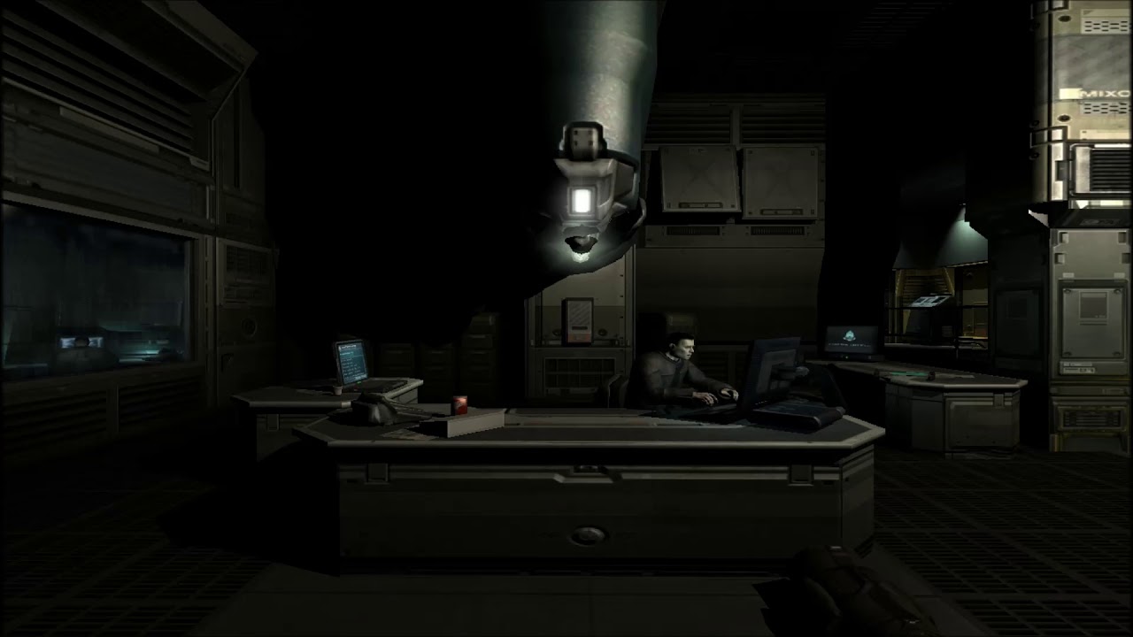 Doom III - 2004 - 1 Hour of New Arrival Ambience - ASMR
